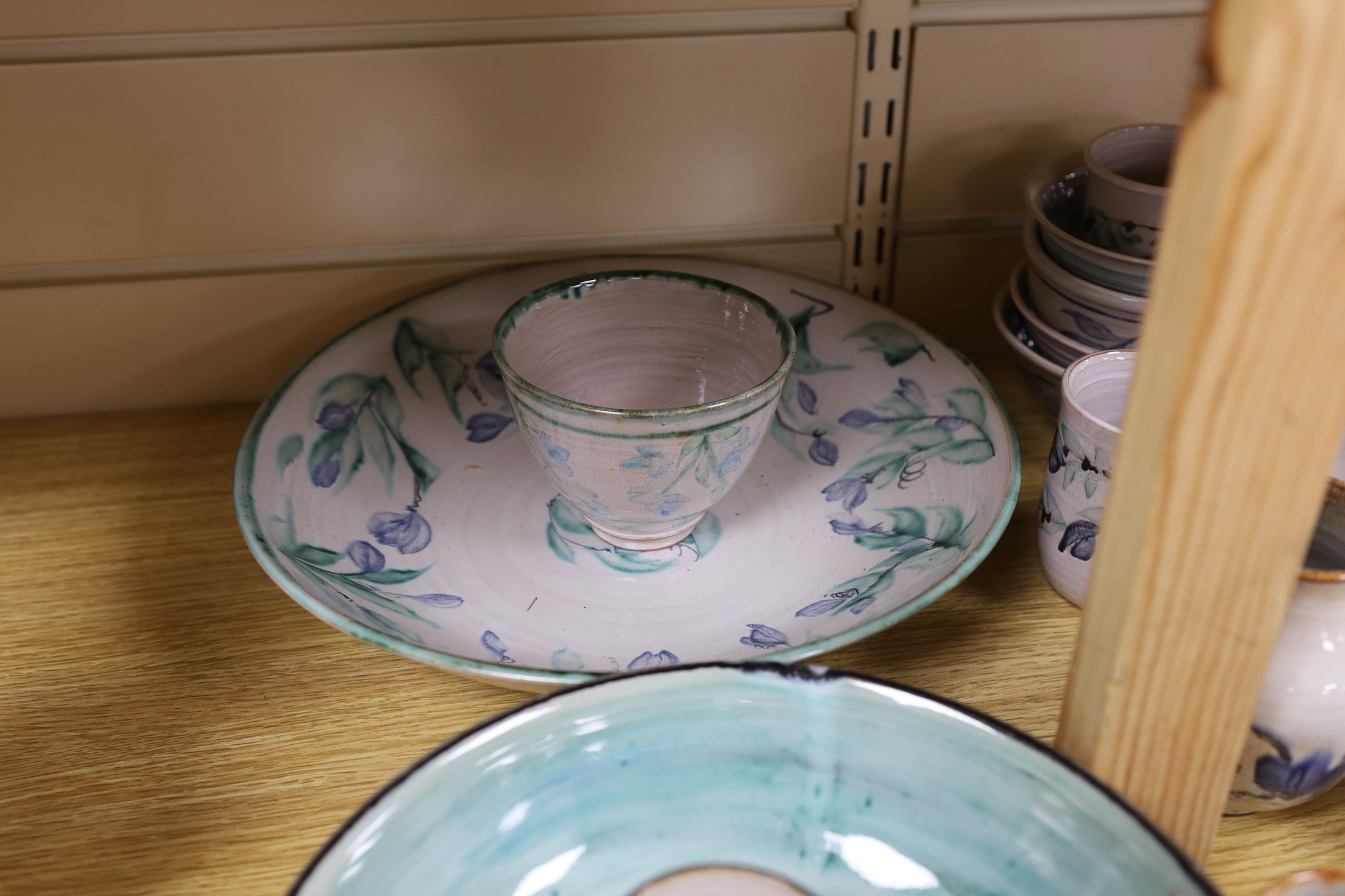 A quantity of modern lustre pottery